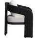 Pylos Black / Louis Cream Outdoor Dining Armchair